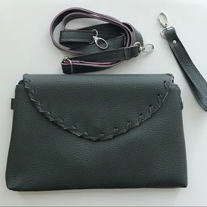 Crossbody + Wrist ,2 in 1 bag